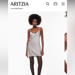 Mini slip dress